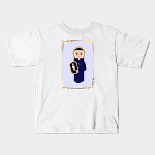 St Faustina Kowalska Great Love Catholic Quote Divine Mercy Kids T-Shirt